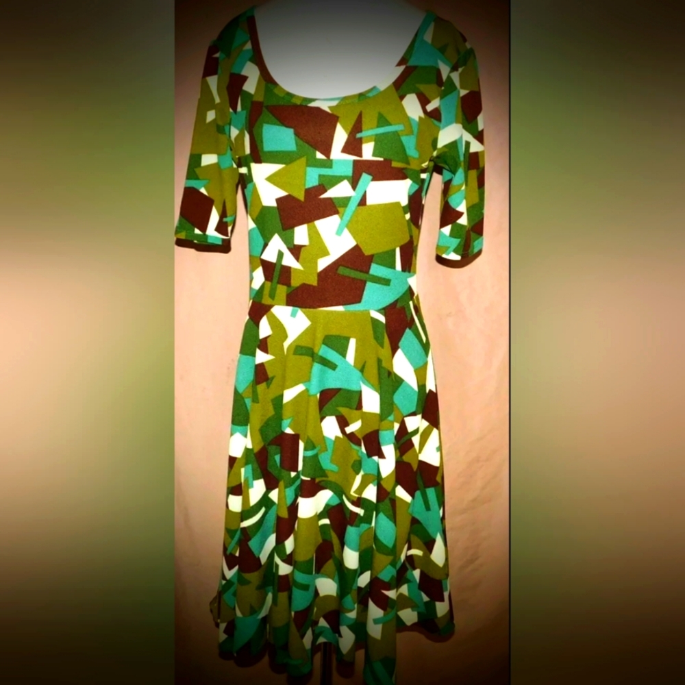 LulaRoe Geometric Dress